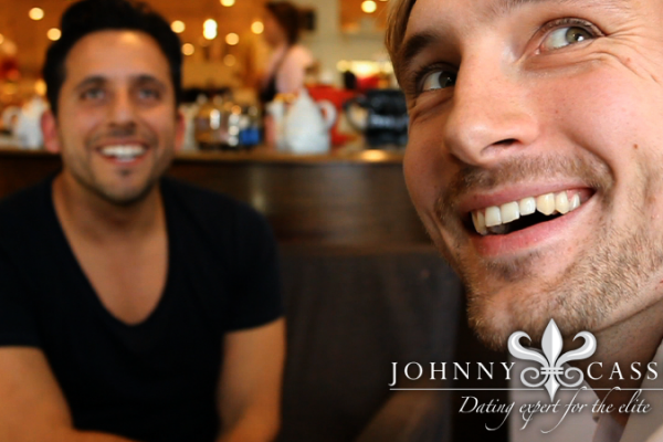 Johnny Cassell with Dominic Knight
