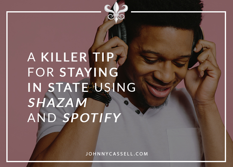 A killer tip for staying in state using Shazam and Spotify