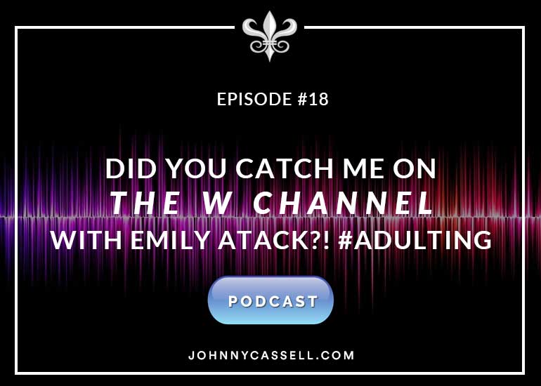 Did You Catch Me On The W Channel with Emily Atack?! #Adulting