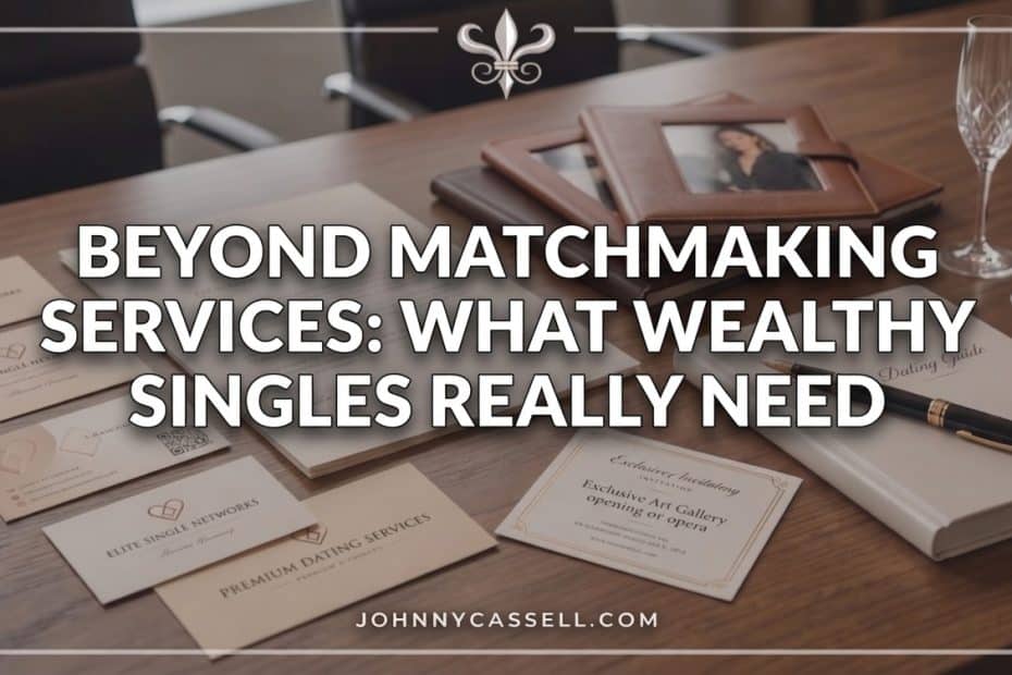 Discover what wealthy singles really need beyond matchmaking — elite introductions, privacy, lifestyle curation, networking, and meaningful connections.